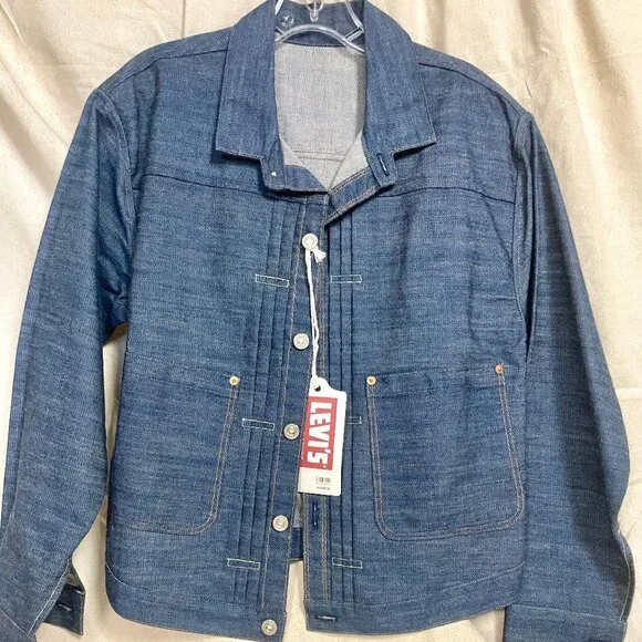 Levi's | Jackets & Coats | Lvc Levis Triple Pleat Blouse 88